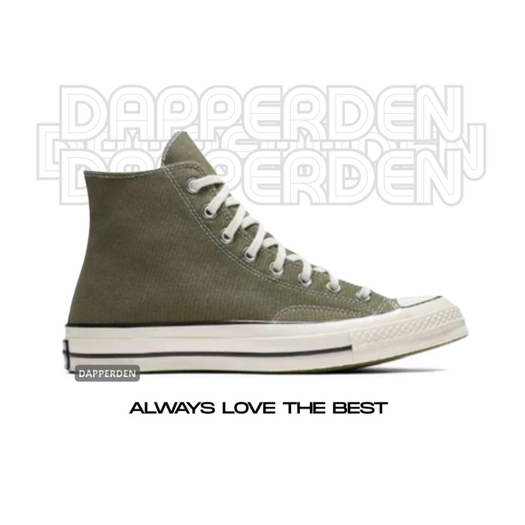 DAPPERDEN - Converse 70s HI Field Green Surplus