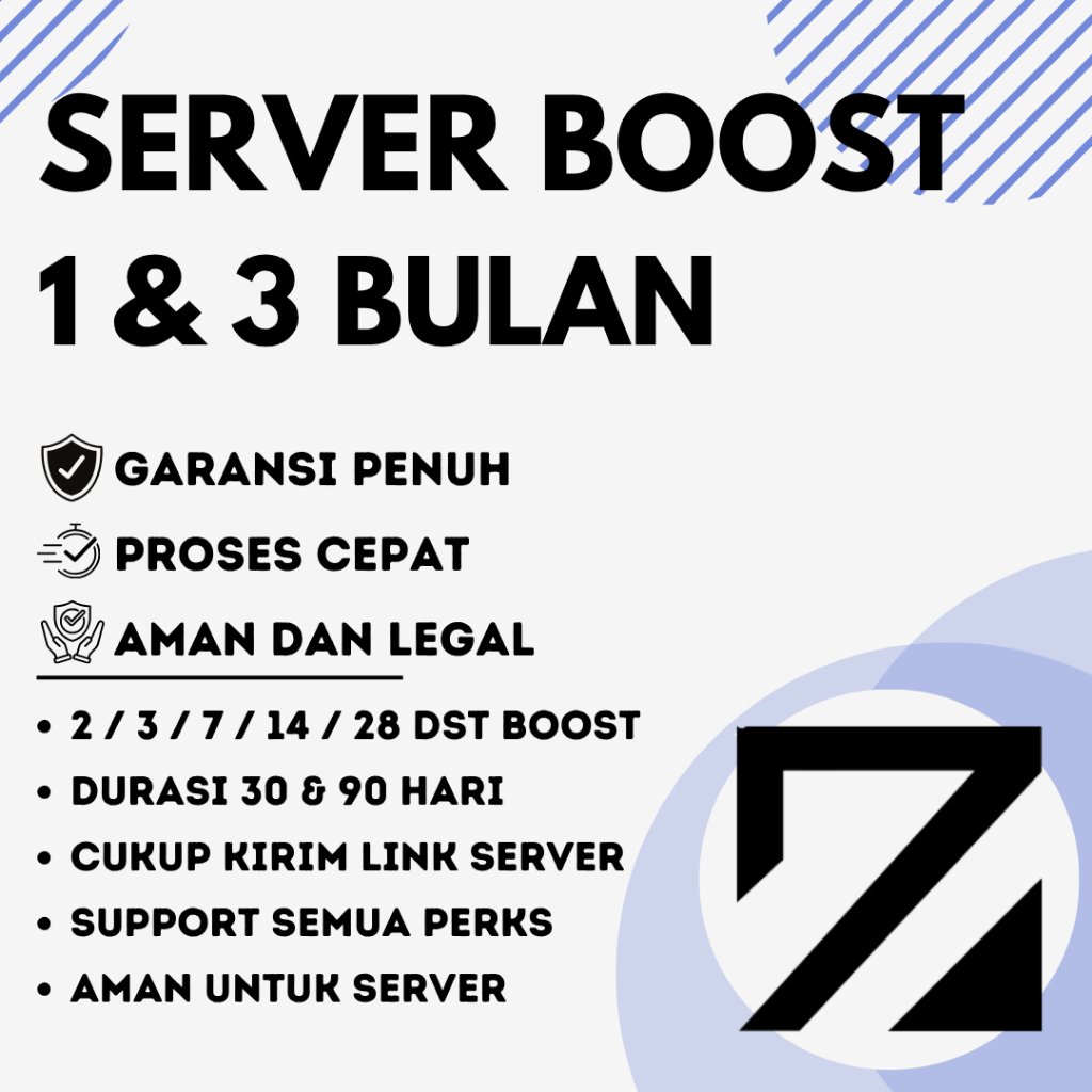 Server Boost DC 1 & 3 Bulan | Fast Response Server Boost Bergaransi