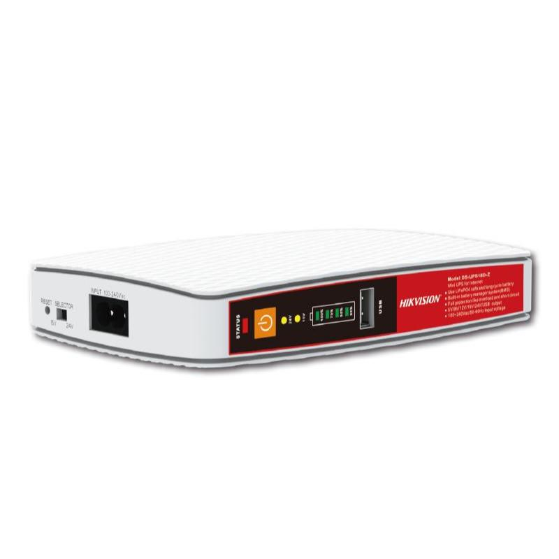miniUPS DS-UPS18D-Z Hikvision DC UPS mini Backup untuk CCTV dengan USB dan LED Status 18d
