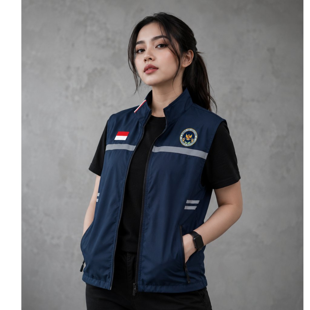 Termurah  Rompi Outdoor SPPG, Rompi Pria Dan Wanita BGN, Rompi Kasual SPPG