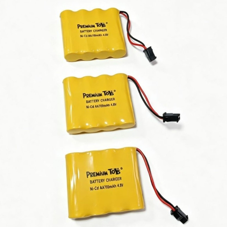 Baterai Cas Ni-Cd Mobil RC Remote Control 3.6v 500mah 4.8v 700mah