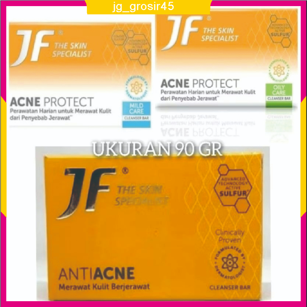 JF sulfur soap acne 90 gr - sabun JF