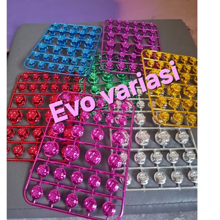 Cover Baut Tutup Baut Ukuran 8 10 12 14 / cover baut variasi / tutup variasi  Spin Racing baut varia