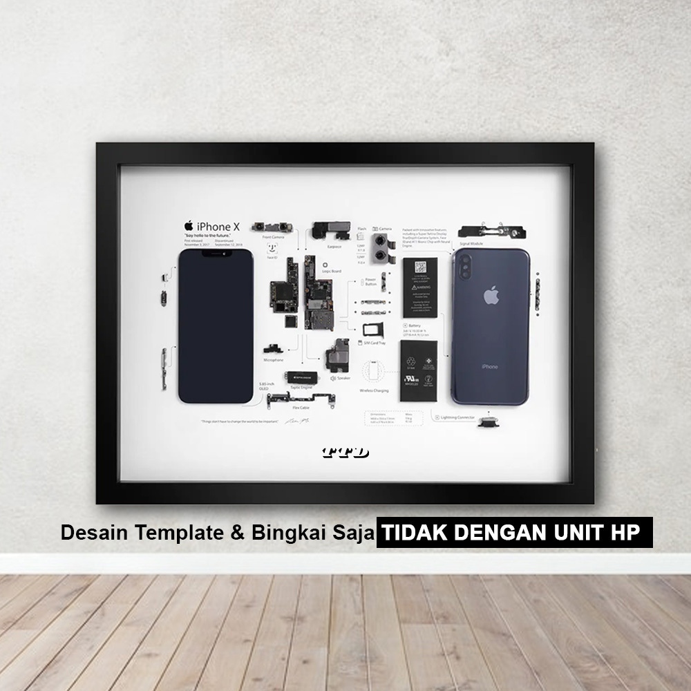 Poster Pajangan Skema Part Handphone (Android/iOS)