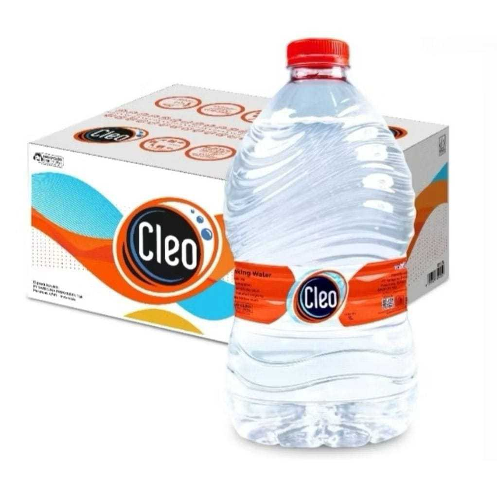 Cleo 1 Liter 1 Dus Karton isi 12 Botol