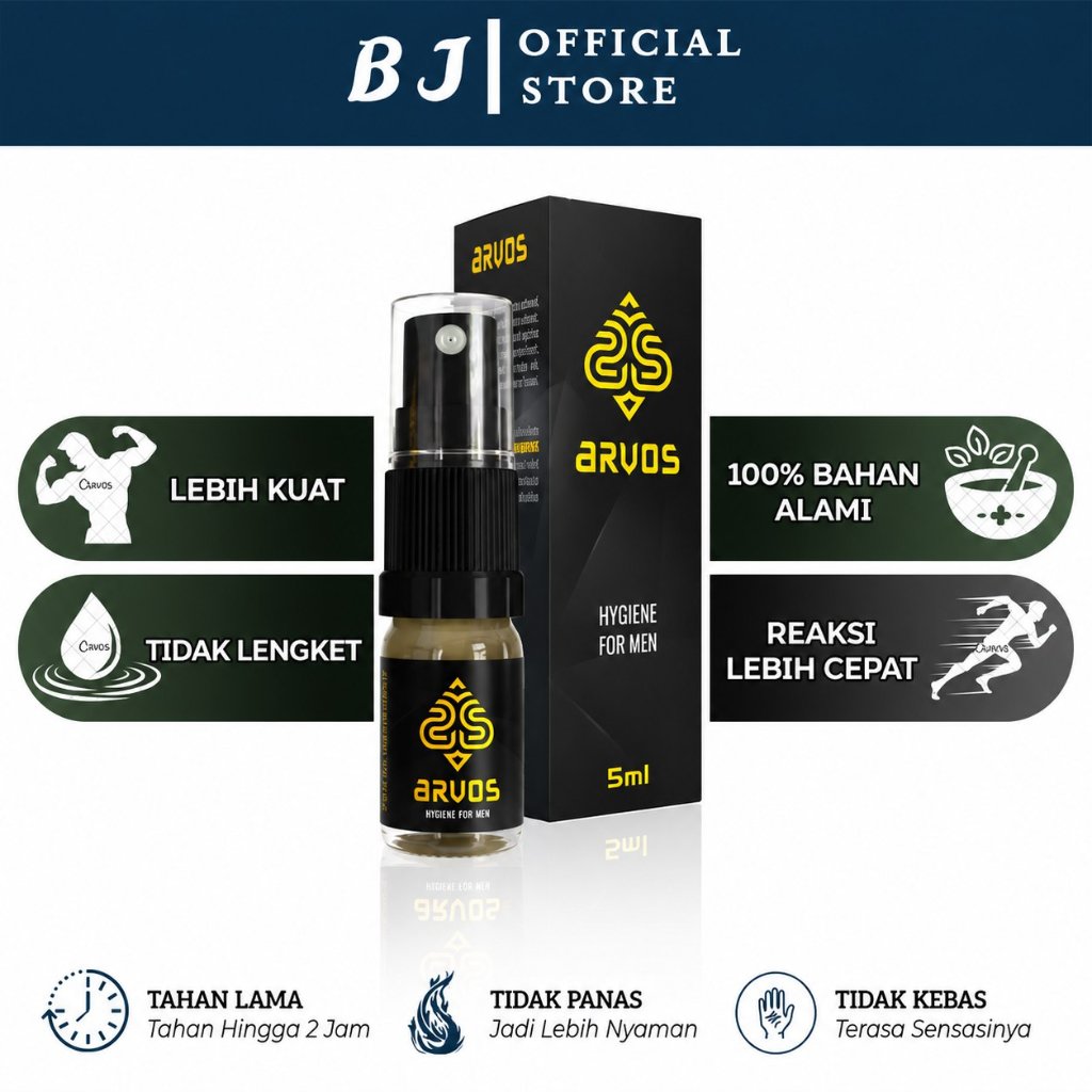 Arvos Spray OBAT KUAT PRIA TAHAN LAMA