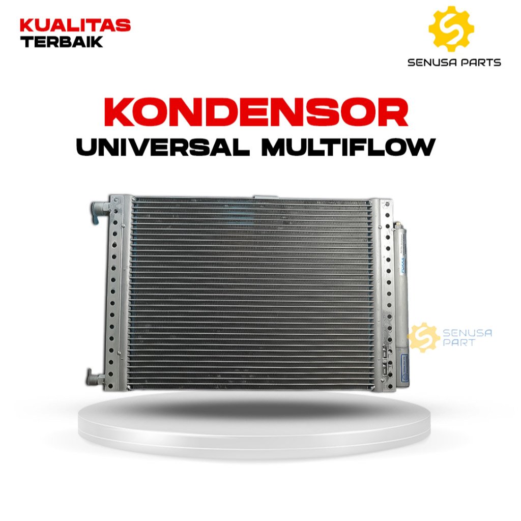 Kondensor AC Universal multiflow R134 Pipa Lurus