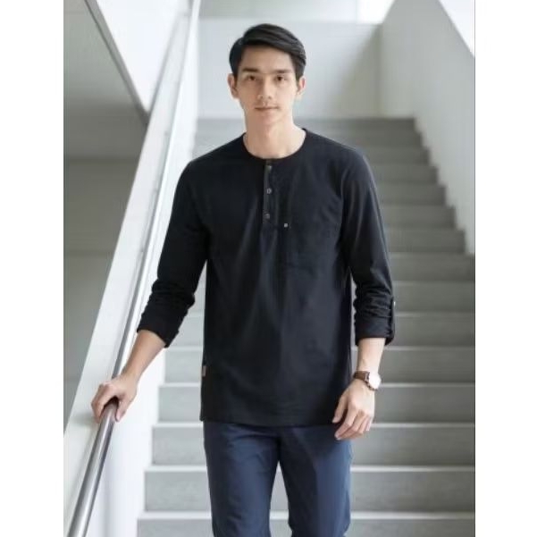 Koko Lengan Panjang T-Shirt Man 02 By Mutif — Bahan Katun Combat Premium