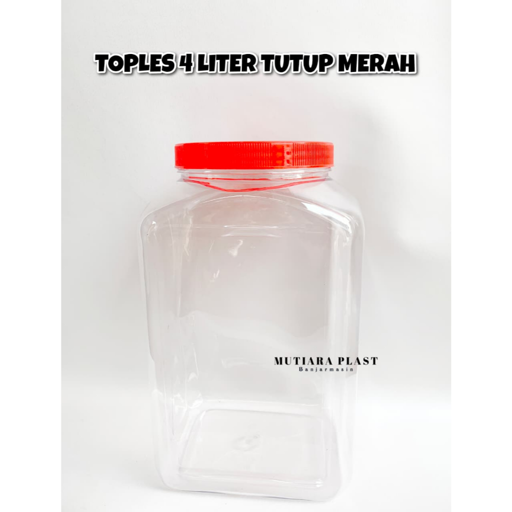 TOPLES 4 LITER / TOPLES PLASTIK 4 LITER + TUTUP