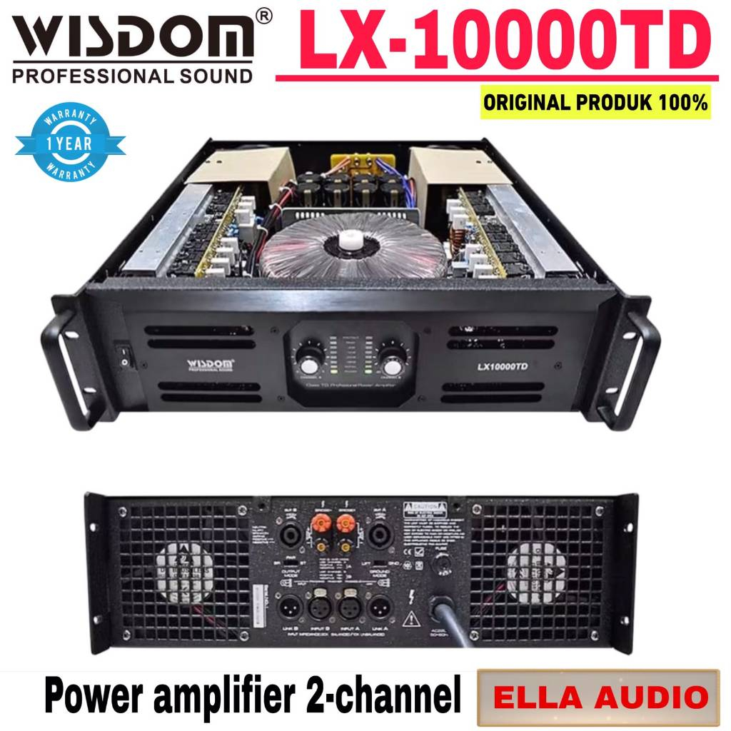 Wisdom LX-10000TD Power Amplifier Class TD Wisdom lx 10000td