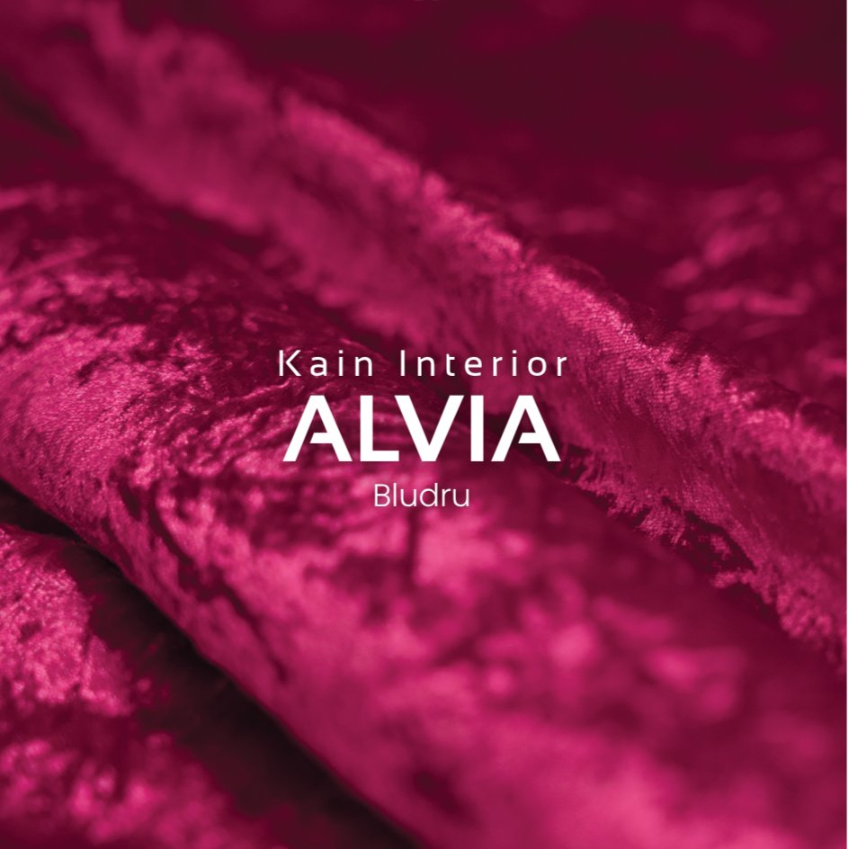 Casa Royal [ALVIA]  Kain Sofa Velvet/Kain Crushed Velvet Glossy Shiny/Kain Beludru Kilap/Bahan Jok K