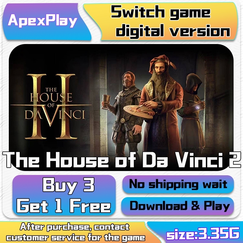 The House of Da Vinci 2     Switch Digital Games - Buy 3 Get 1 Free
