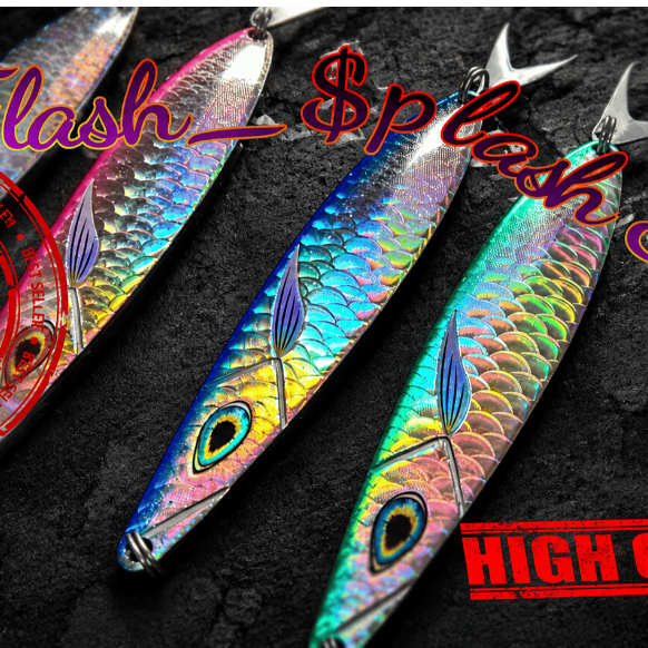Spoon Lure Flash Wairudubichi model Speedy 40gr 60gr - Motif SISIK BESAR / Umpan Casting Tengiri