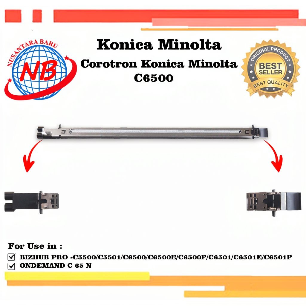 Charging Corona Konica Minolta Bizhub C5500/C5501/C6500/C6500E/C6500P/C6501/C6501E/C6501P/C65N