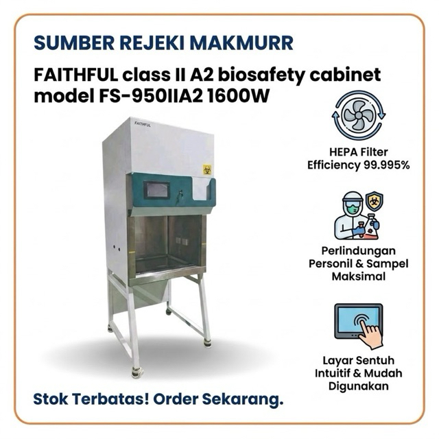 Biosafety Cabinet Class II A2 | BSC Class 2 FS-950IIA2 FAITHFUL