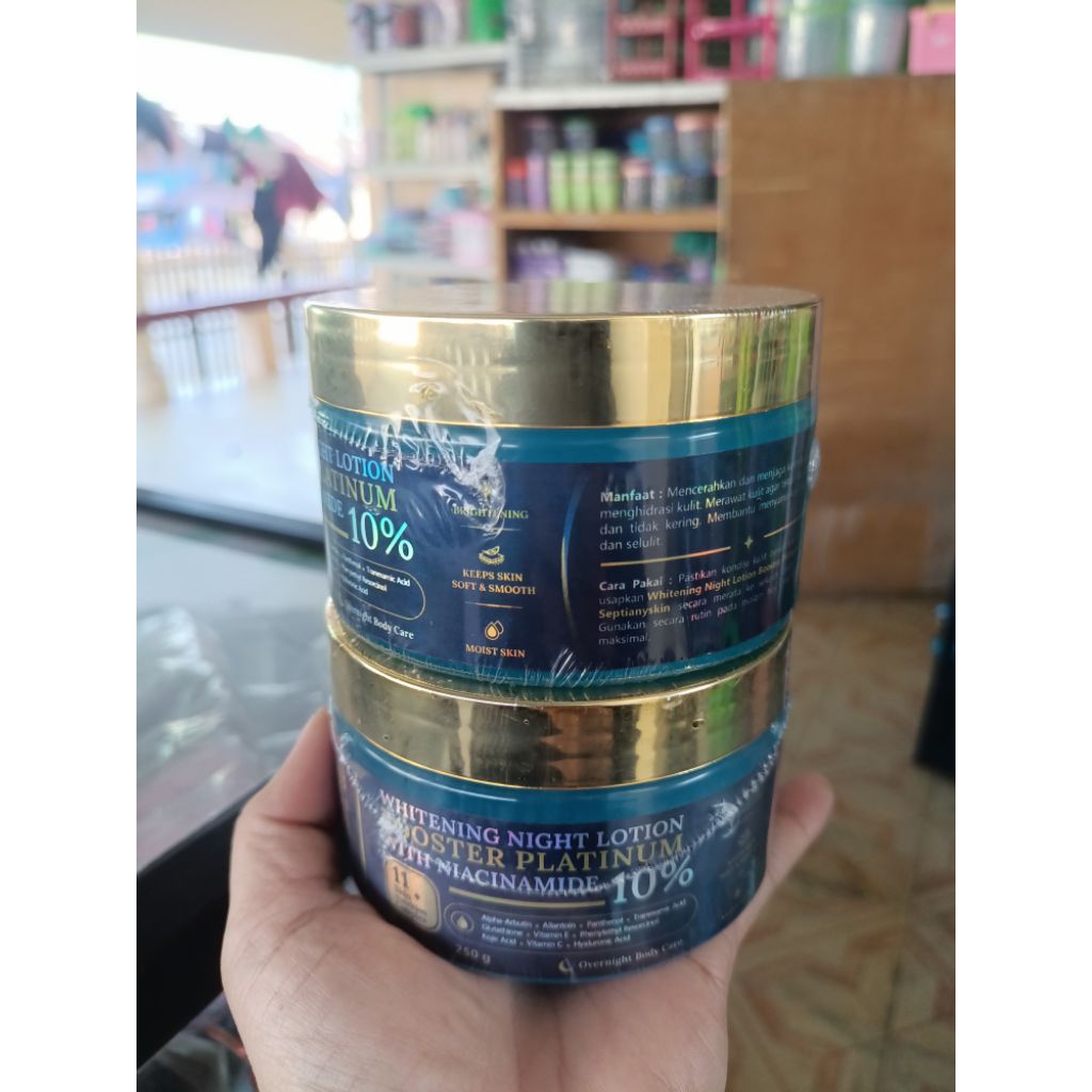 Hb Caca Skin Night Booster Platinum Aman Bpom