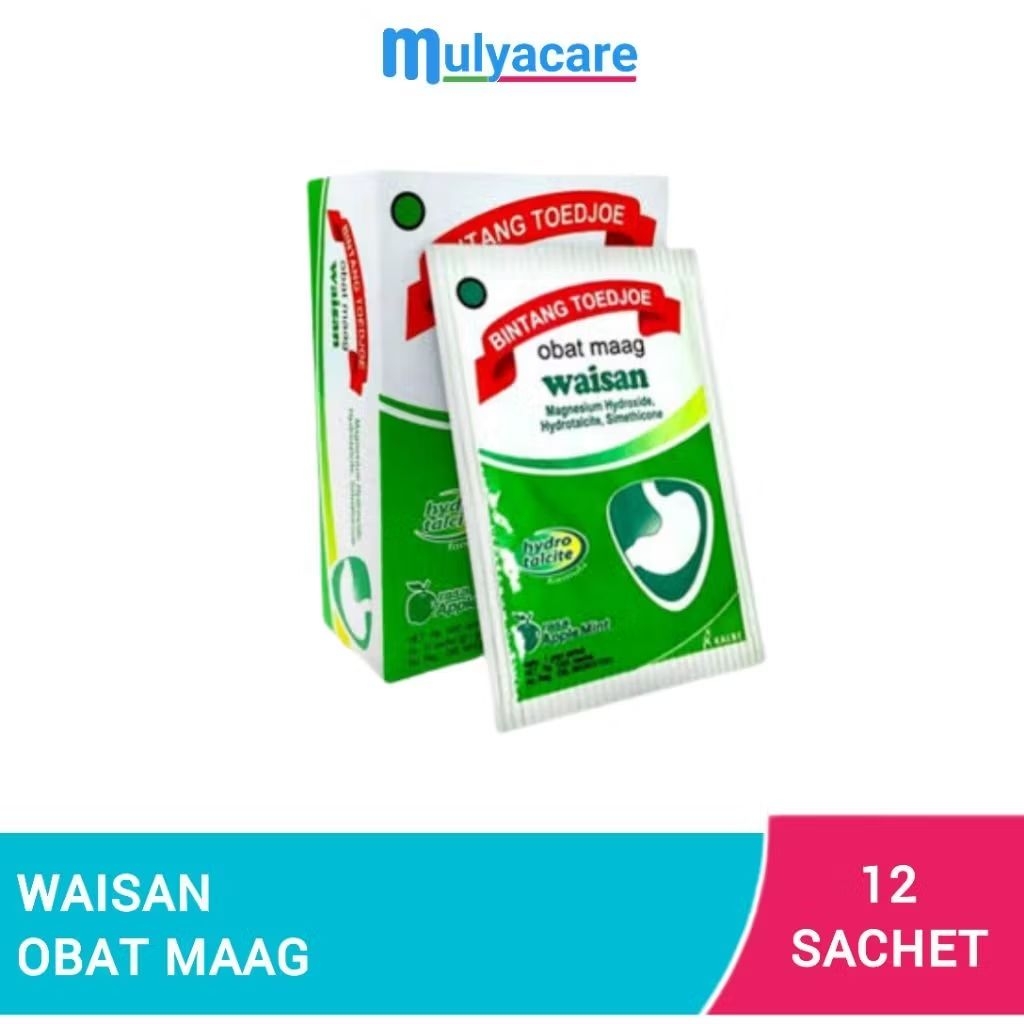 Waisan Obat Maag - Antasida Praktis untuk Meredakan Nyeri dan Kembung