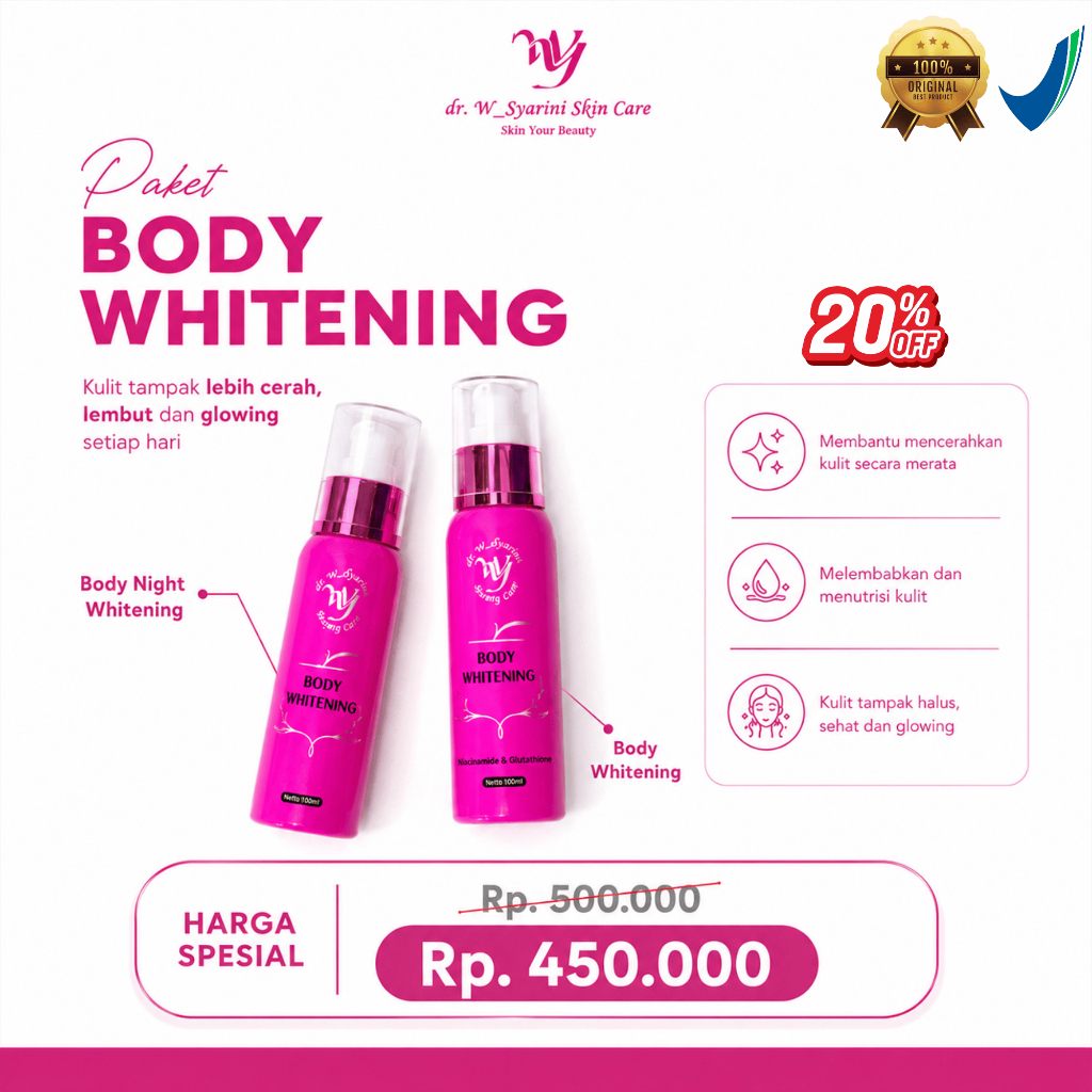 Wyskincare - Handbody Whitening Dr. Widya | BPOM | Aman Bumil | Body Care