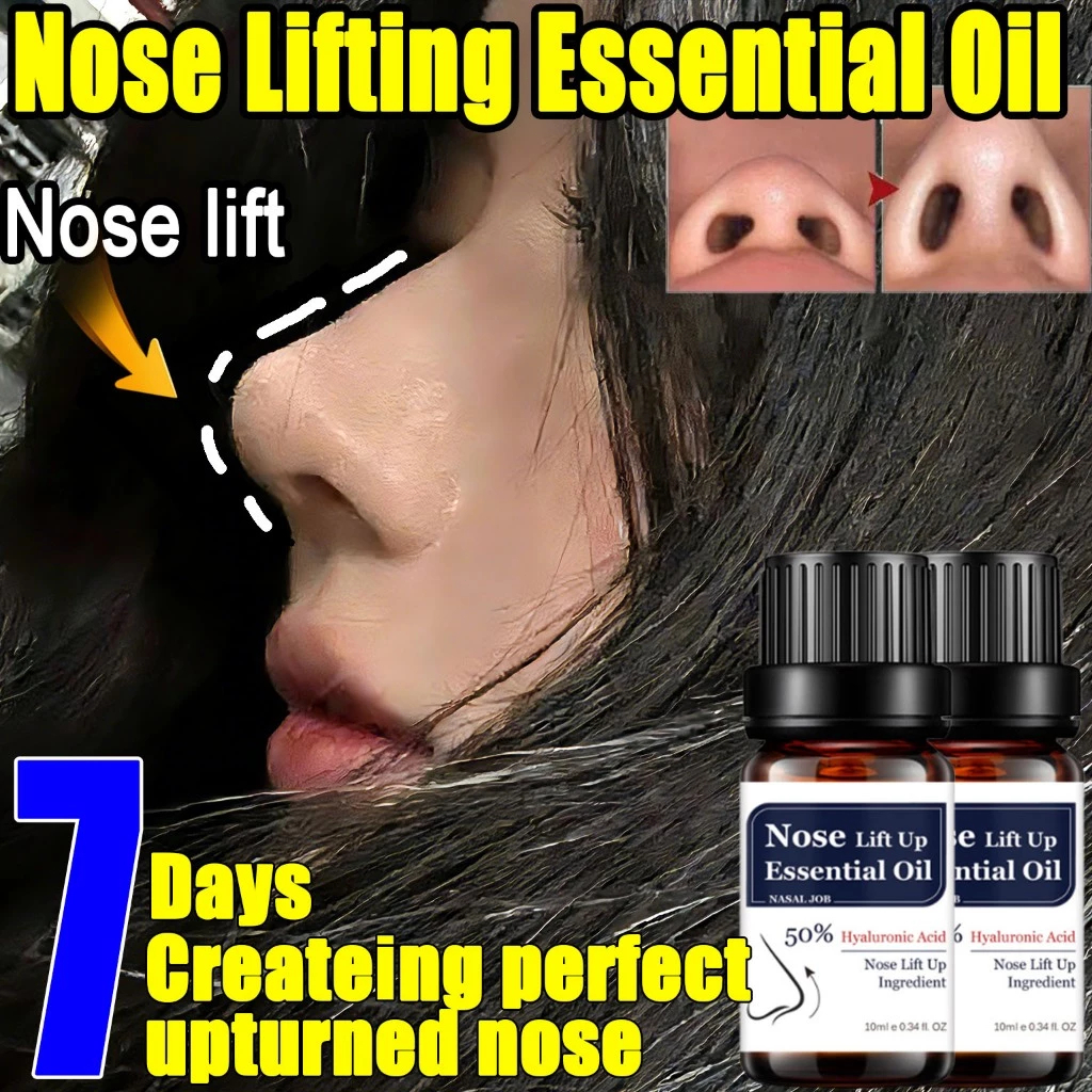 Minyak pijat esensial pemancung hidung permanen dan meninggikan tulang hidung serum pemancung hidung