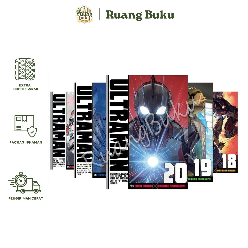 RuangBuku - Komik manga Ultraman, 20 Book Series (English)