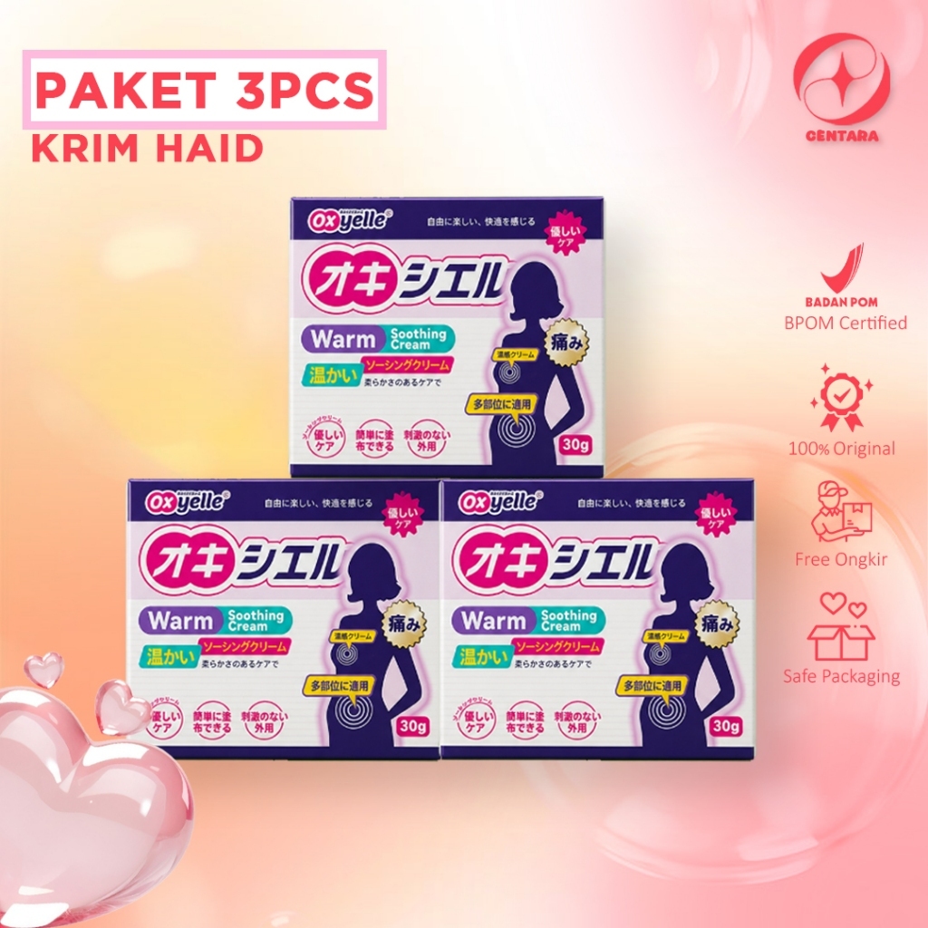 [3 PCS] Gel Nyeri Haid Kram Menstruasi Penghangat Perut, Gel Hangat Nyaman Saat Haid