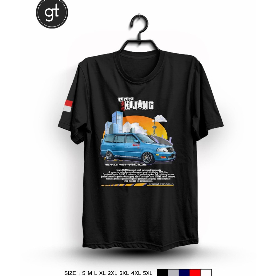 Kaos TOYOTA KIJANG KAPSUL Original Bahan Premium Tebal dan Adem Nyaman dipakai daily