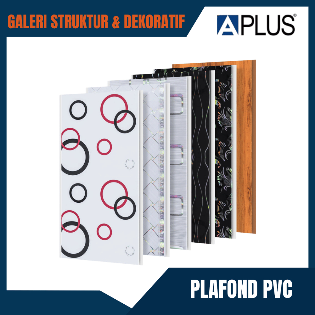 APLUS - PLAFOND PVC LAMINATED PLAFOND PVC NON LAMINATED - LIS PLAFOND PVC