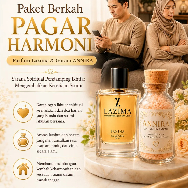 Pagar Harmoni - Paket Parfum Lazima & Garam ANNIRA