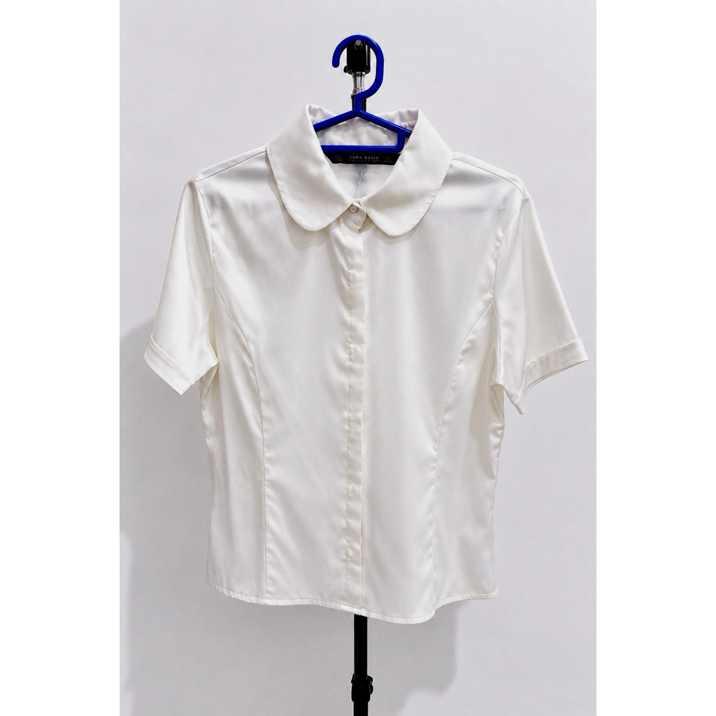Zara Kemeja Pendek Satin