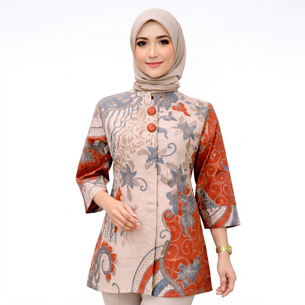 Batik Blus Najib Salem