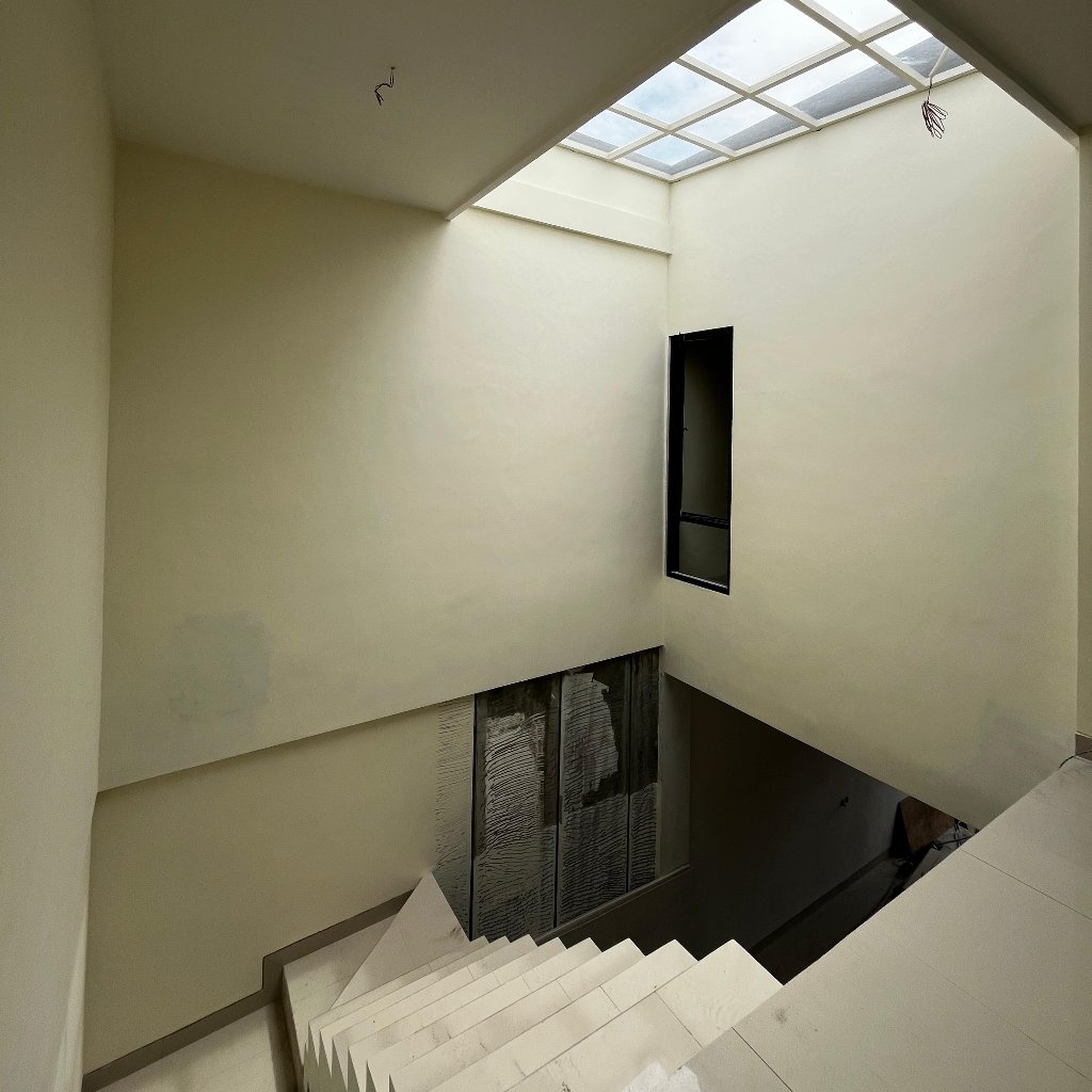 Kanopi Void Transparan Bahan Solarflat Rangka Besi Hollow Lebih Awet