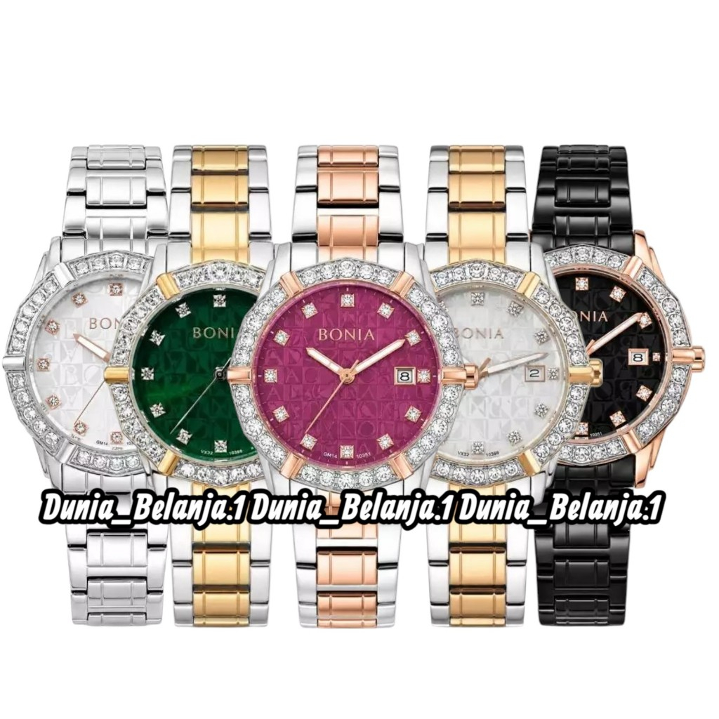 Original 100% Jam Tangan Wanita BONIA BR10988 BRN10988 B10988 BNB10651 B10651 MONOGRAM Garansi Resmi