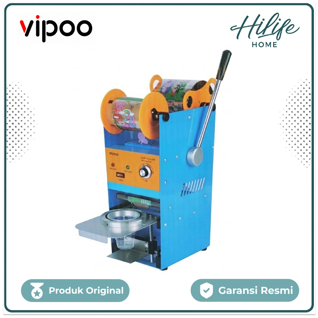 CUP SEALER MESIN PRESS GELAS VIPOO BAGUS & ORIGINAL