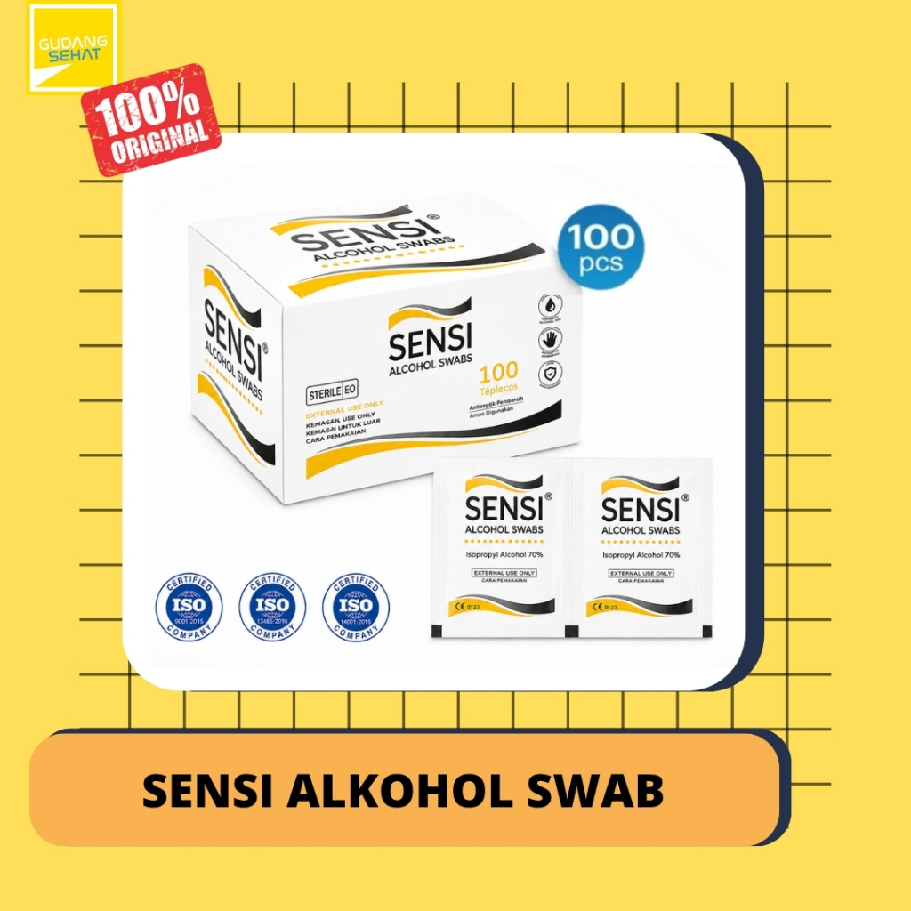 Alkohol Swab Sensi / Tissue Alcohol swabs