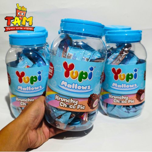 Permen Yupi Marshmallow Toples Jar 144 Gram - Tam Snack