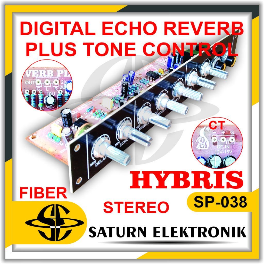 Kit Digital Echo Reverb Plus Tone Control ( STEREO ) SP-038