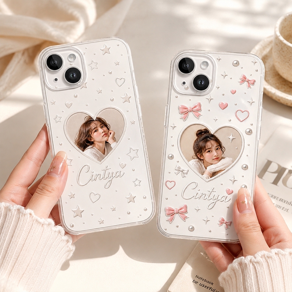 Custom Foto Polaroid Softcase Kompatibel Untuk Itel A100CS A100C City 100 200 A90 A80 A70 A60 A50 P5