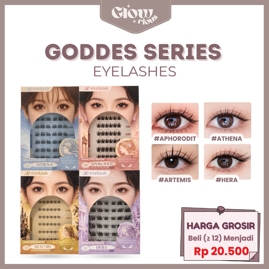 GR Bulu Mata Gaya Manga/Comic Bulu Mata Palsu Tanpa Lem Mudah Dipakai Halus Ultra Thin 10 - 12mm L00