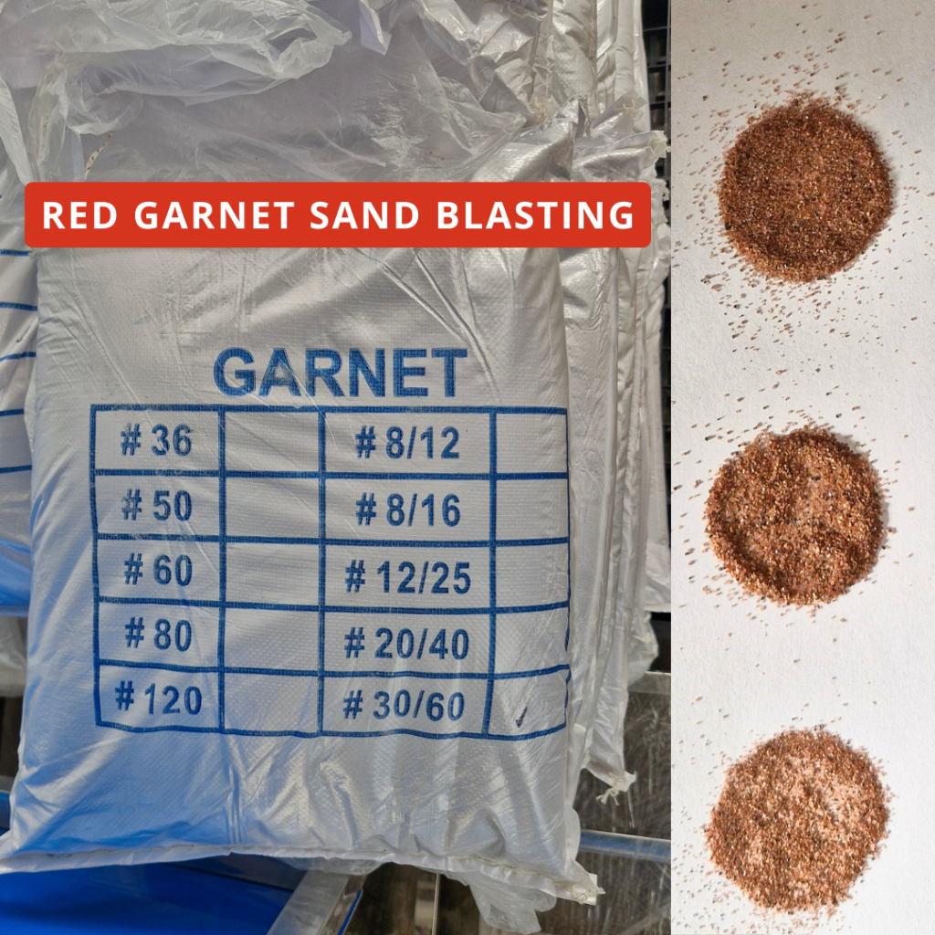 Garnet  Pasir Grant Pasir Garnet Garnet Sand  SandBlasting 1kg