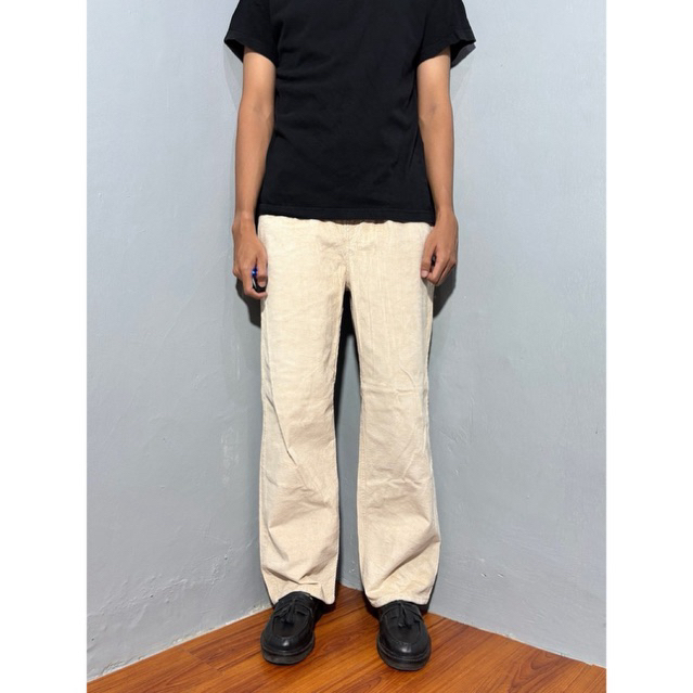 Spao Loose Corduroy Cream Vintage