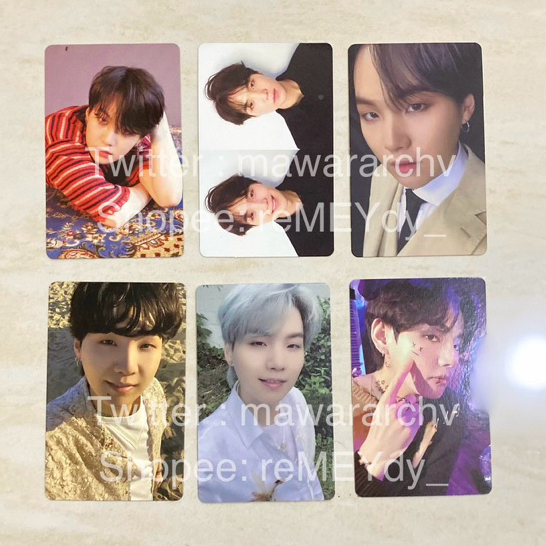 Photocard Suga Yoongi BTS OFFICIAL / PC Tear O Tear R MOTS Ver 3 Butter LD PWS