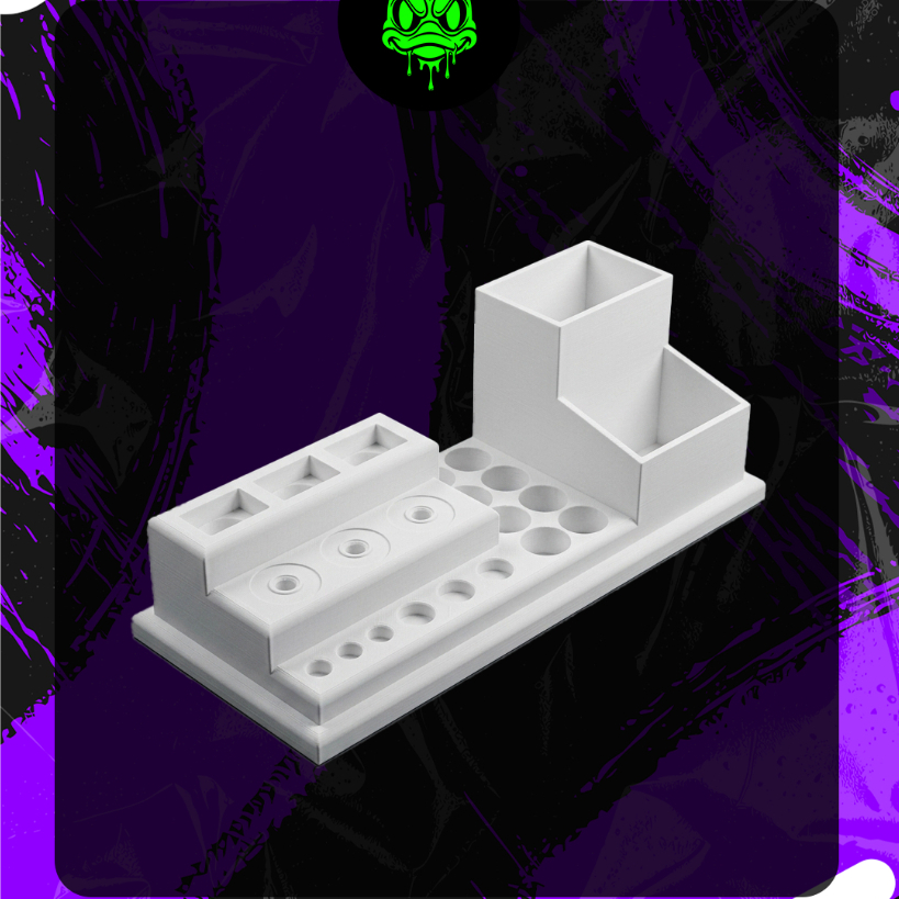 Stand Atomizer Holder 3D Print | Dudukan Atomizer boro 18650 driptip 510 810