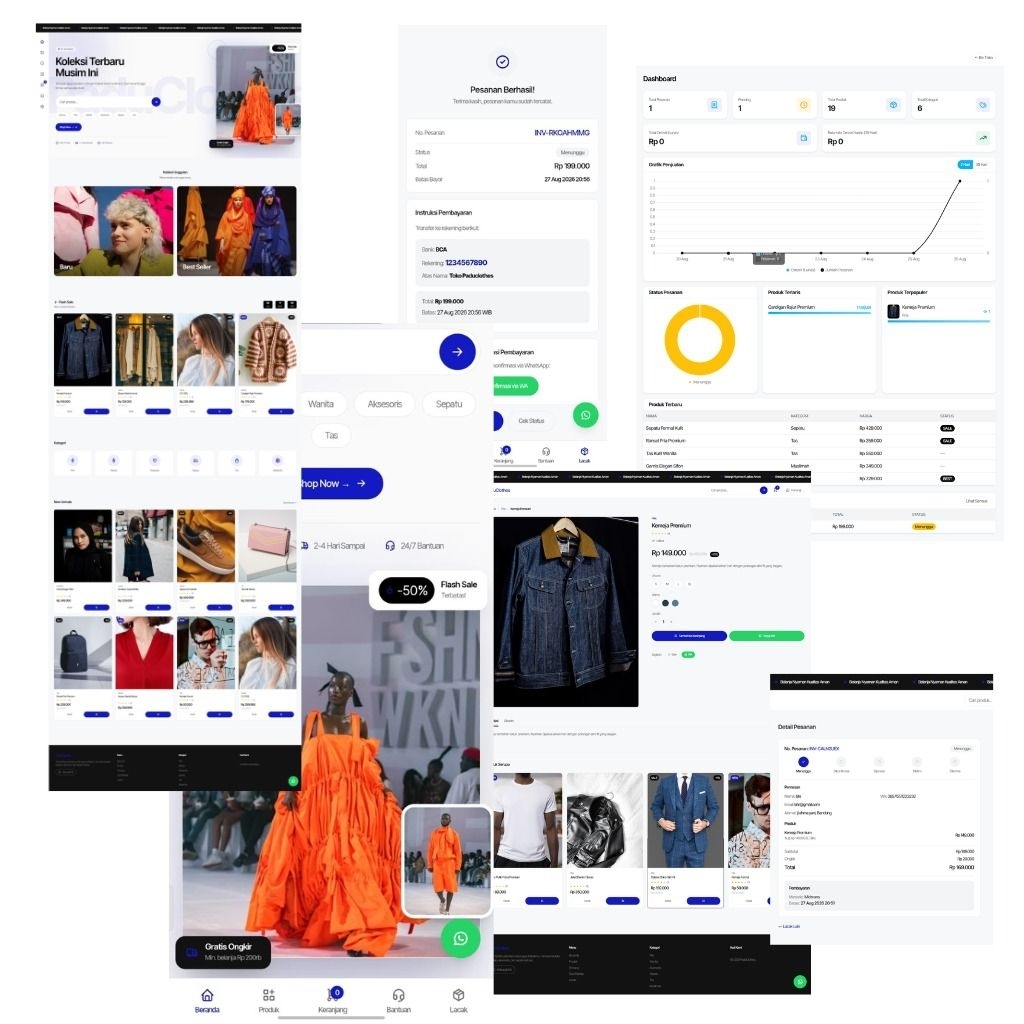 SOURCE CODE TOKO ONLINE SIAP PAKAI, DEPLOY LENGKAP ADMIN DASHBOARD LARAVEL 13