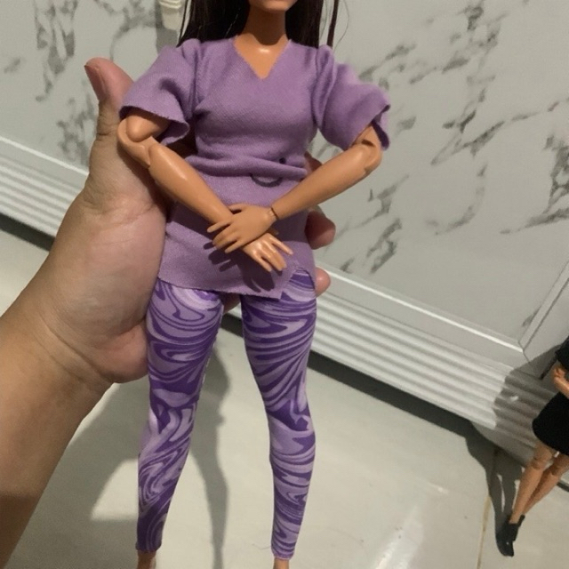 BARBIE Made to Move Curvy Barbie MTM Curvy Preloved ORIGINAL MATTEL