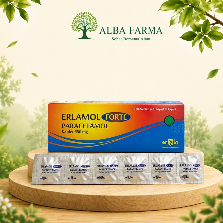 ERLAMOL FORTE 650 MG TAB  - STRIP