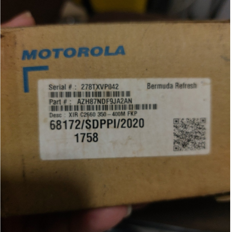 MOTOROLA XIR C2660 UHF 350 MHZ HT MOTOTRBO C 2660 ORIGINAL SECOND