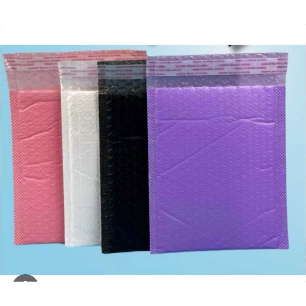 Bubble Mailer Amplop Bubble Putih, Ungu, Pink