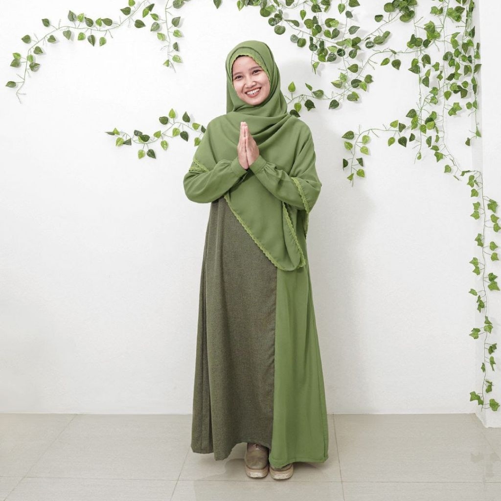 Diskon Gamis Yarim Gamis Jumbo Big Size Bahan Katun Madina Hijab Alila