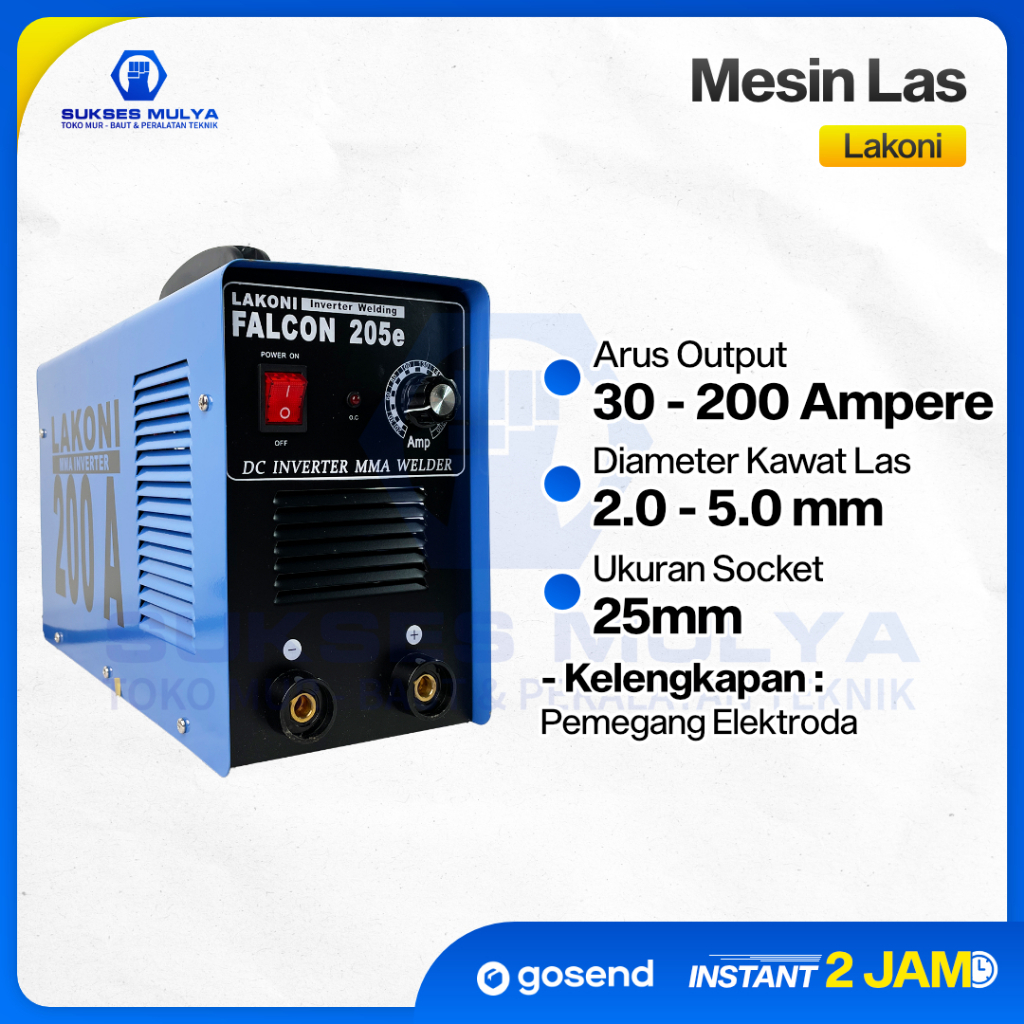 LAKONI 205E Mesin Las Listrik Trafo Las