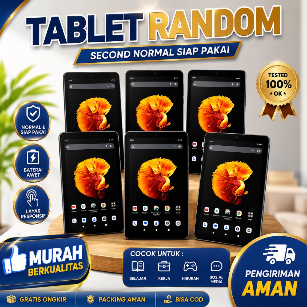 TABLET MURAH SECOND MEREK RANDOM TABLET NORMAL SIAP PAKAI/TABLET SECOND BERKUALITAS